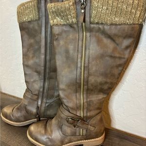 Wide Calf Torrid Sweater Cuff Boots 6W